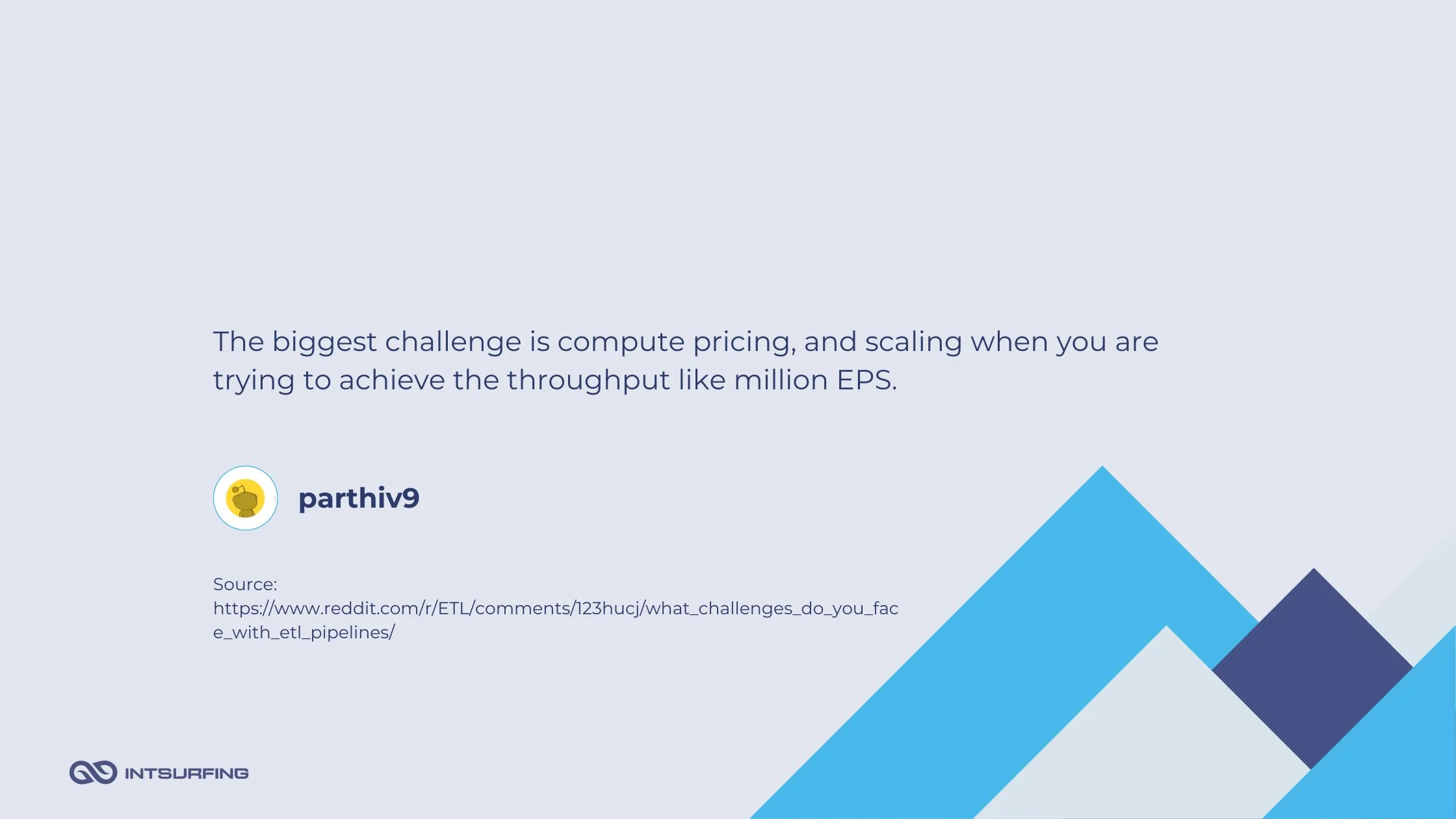 Computing price as ETL challenge ETL computing pricing cost as a challenge
